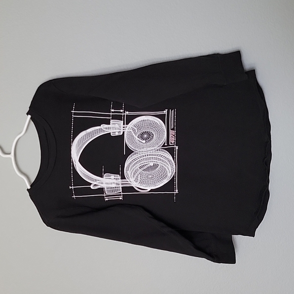 Crazy 8 size 5-6 black long sleeve tee - Picture 1 of 6